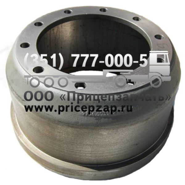 Барабан тормозной ЧМЗАП 9906-3502070 (10 отв, D=420мм) Барабан тормозной ЧМЗАП 9906-3502070 (10 отв, D=420мм)