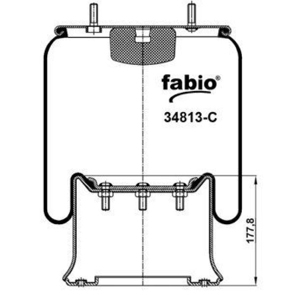 Пневмоподушка 813 mb стальной стакан Пневмоподушка 813 mb стальной стакан