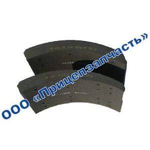 Накладка тормозной колодки L1 А3835 ось 12 тонн Накладка тормозной колодки L1 А3835 ось 12 тонн