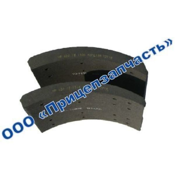 Накладка тормозной колодки L1 А3835 ось 12 тонн Накладка тормозной колодки L1 А3835 ось 12 тонн