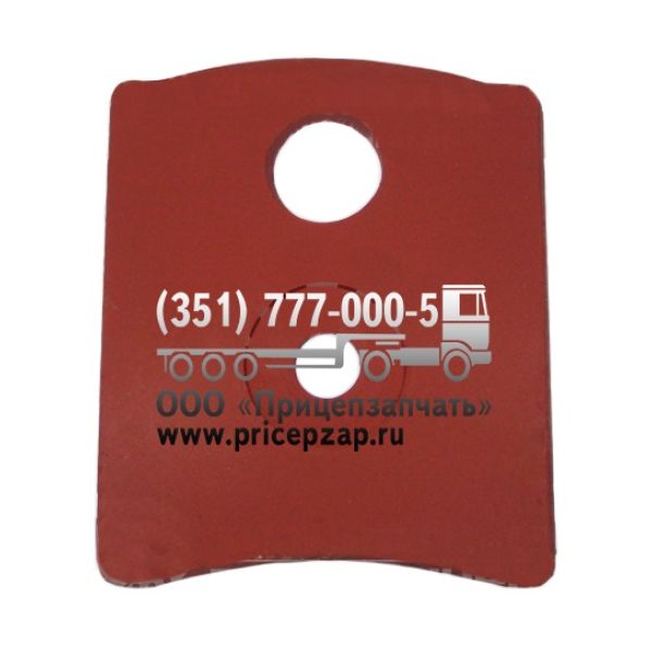 Вкладыш рессоры боковой (Прямой) МАЗ/МТМ